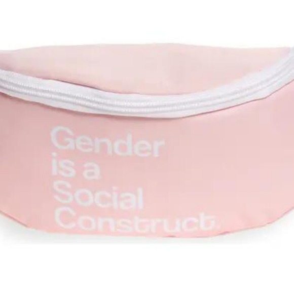 Amazon.com | Belt bag Fanny pack crossbody bags for women  Pink Fanny Pack Bag Belt Bag Gender Choice Words Lesbian Pastel LBGTQ Unisex NEW